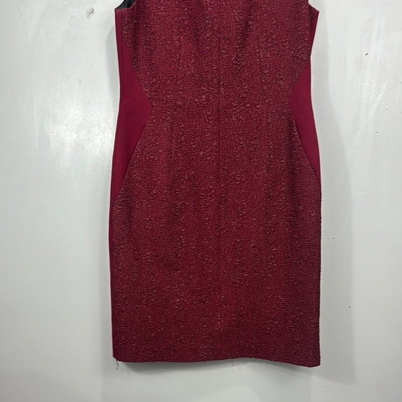 Tahari V-Neck Sheath Midi Dress for Cocktail - Picture 3 of 5